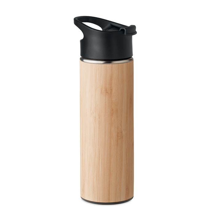Nanda Double wall bamboo flask 450ml