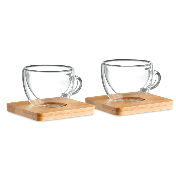 Belize Set of 2 double wall espresso